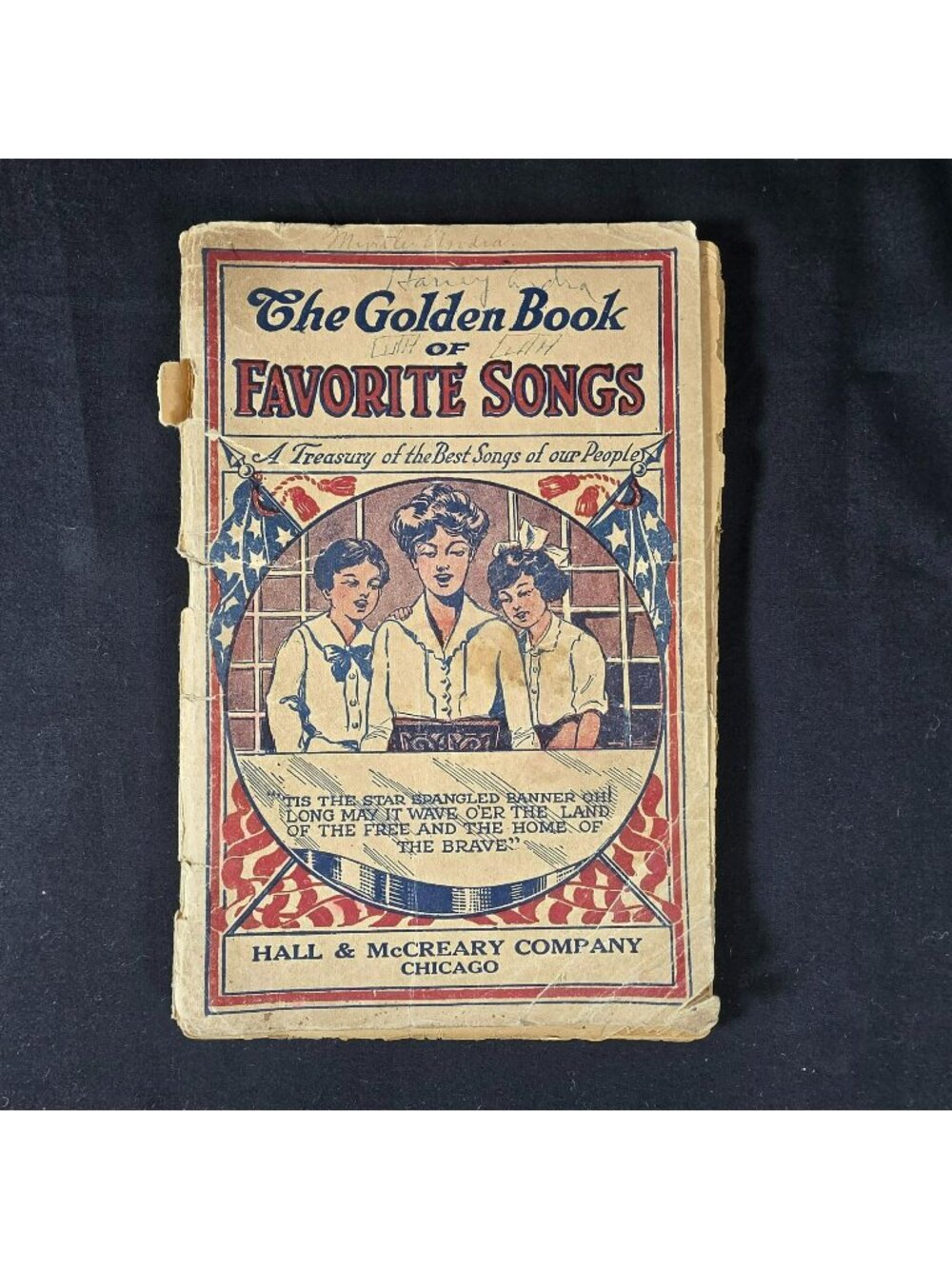 Vtg 1923 "The Golden Book of Famous Songs" American Songs for All Occasions